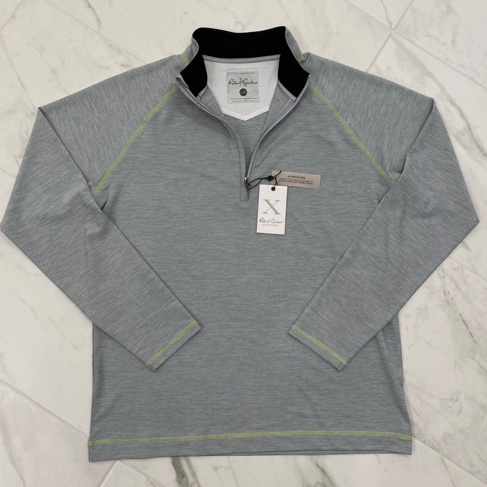 Robert Graham 1/4 zip sentient athletic sweater